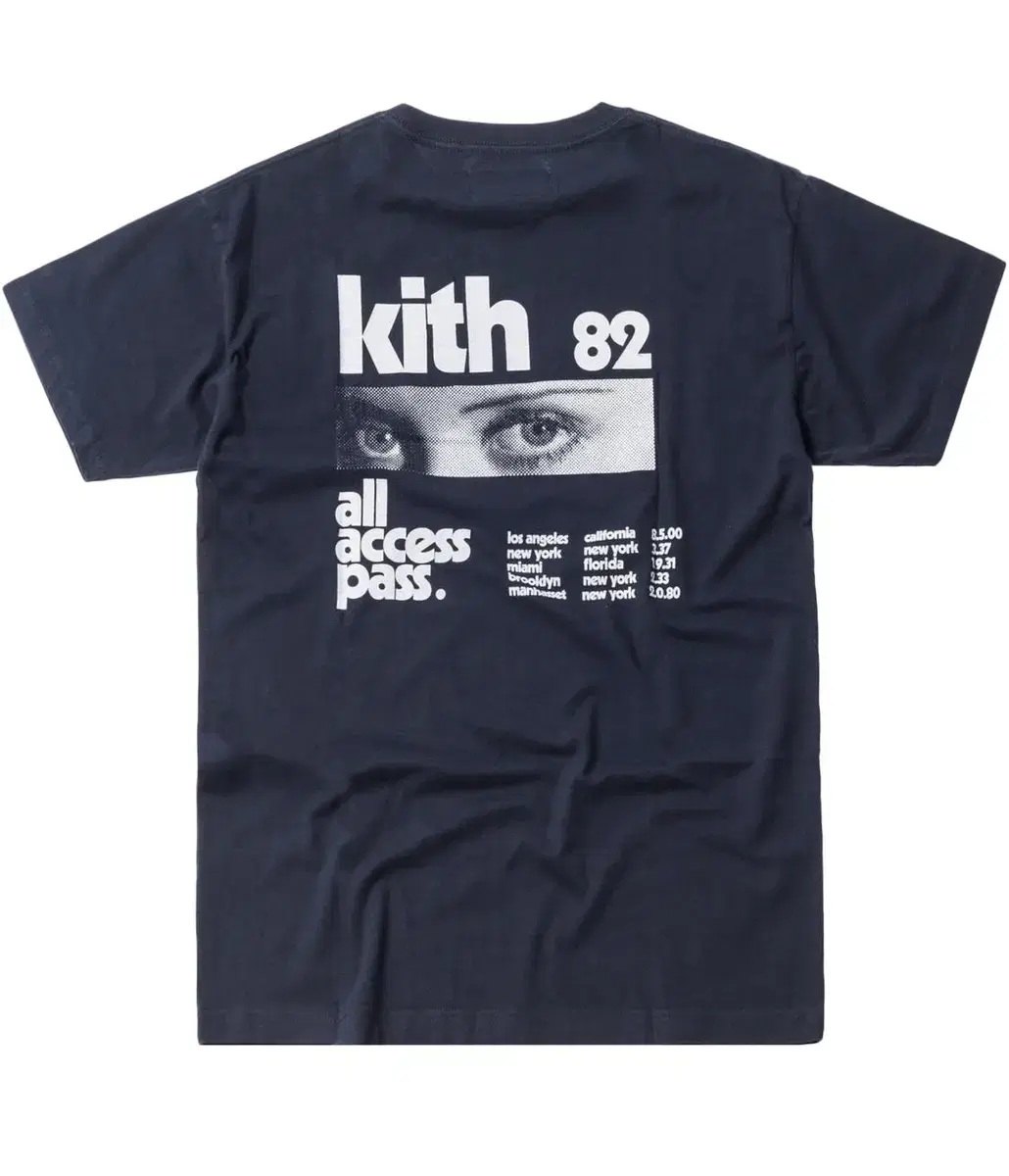 [L] KITH 키스 ALL ACCESS TEE NAVY